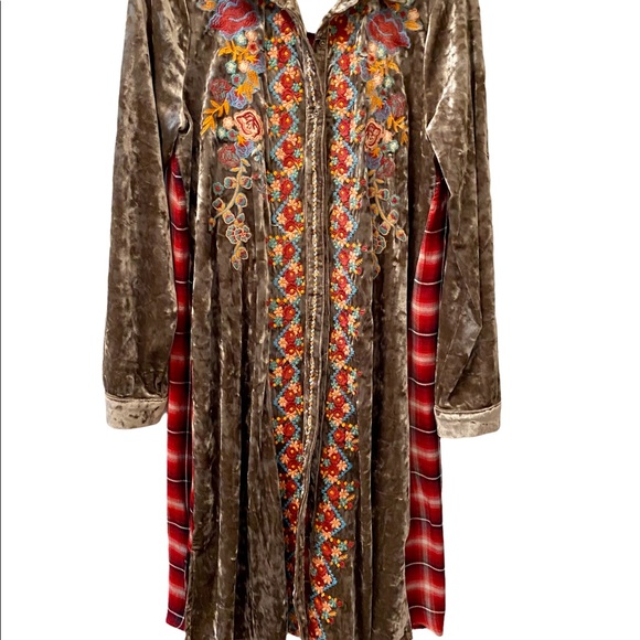Boho Austin style long “shirt dress” or coat - Picture 8 of 11